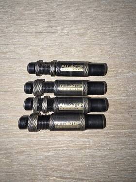 Attd-4v Autopartsset 4pcs All-top Tire Deflator Automatic 10-30psi Valve Screw-on Tyre Air Adjustable