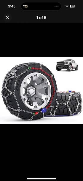 Auveby 702571627098 Snow-chains Auto Fixing 1 Min Quick Installation Tire-chains Hyr-c