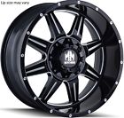 Ax81007937m Mayhem Black Milled Wheel Single Rim Lug Inch