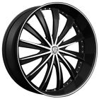 Borghinibor011-1 B19 Borghini New Wheels Black Machined Rims Fs