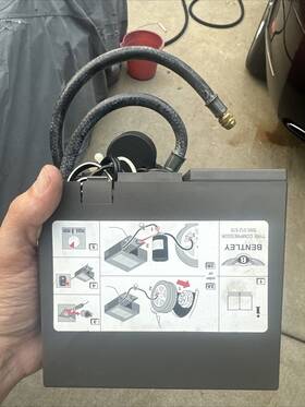 3w0012615 Bentley Spare Tire Compressor Inflating Pump Oem