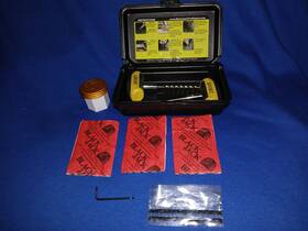Blackjack Kt-20s-p Tire Repair Kit - 1 Probe Needle 17 Repairs &lube In Case Used
