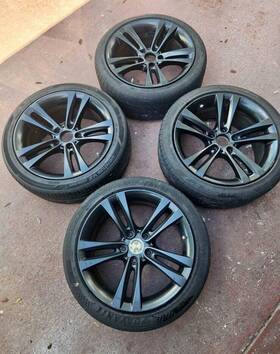 6796247 Bmw 2012-2020 F30 F32 F36 Style 397 Wheels Rims With Tire 18 Inch Set Oem 2 Tires