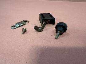 71121126858 Bmw E30 323i 320i 325e 325i 325ix Spare Tire Tie Down Bracket Kit Oem 118k Miles