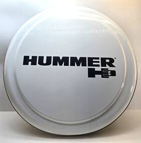 Rg33-h3-bgm Boomerang Hummer H3 33 Inch Rigid Spare Tire Cover Logo Painted Boulder White Oem
