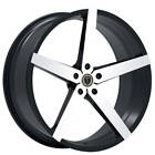 Borghinibor041-3 Borghini Wheels Black Machined Rims Fs