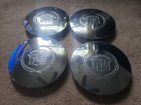 03543663 Cadillac 3543663 94-99 Deville Eldorado Wheel Chrome Center Caps Set 4 Factory Oem