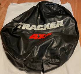 30002915 Chevrolet Tracker 4 X Soft Spare Rear Wheel Cover #30002915 Black
