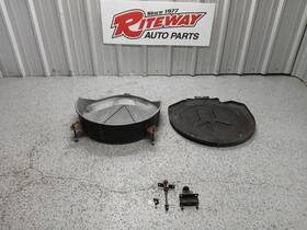 566.gm1z79 Chevrolet 68-82 Corvette C3 Spare Tire Carrier Tub With Hardware