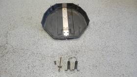 566.gm1z95 Chevrolet 68-82 Corvette C3 Spare Tire Tub With Hardware