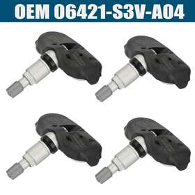 06421-s3v-a04 Cicmod Set Of 4 Tire Pressure Sensors Tpms For 2005-2014 Honda Odyssey Acura Tl Mdx Rl