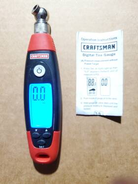 Cmmt14134 Craftsman Digital Tire Gauge Programmable Reference Points Led 28-23013