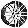 Curvacur014-2 Curva Staggered Wheels Black Machined Rims