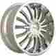D50-2811c Hype Dip 20x8.5 5x110 5x115 Wheels Rims Chrome 40 Offset Alloy Multi Spoke