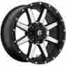 D53720901850 Maverick Fuel 20x9 8x180 Wheels Rims Machined Black 1 Offset Alloy 8 Spokemilled
