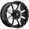 D53720908257 Maverick Fuel 20x9 8x6.5 8x165.1 Wheels Rims Machined Black 20 Offset Alloy