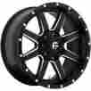 D53820901757 Maverick Fuel 20x9 8x170 Wheels Rims Black 20 Offset Alloy 8 Spokemilled Lifted