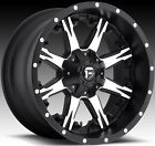 D54120909857 Fuel Black Machined Lug Wheels Rims Inch