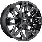 D55517909845 90000020126 Fuel Mastercraft Black Milled Ambush Rims Courser Mxt Tires