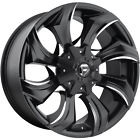 D57120002647 Pt004 Fuel Patriot Black Milled Stryker Wheels Torque Mt Tires