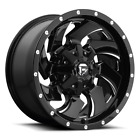 D57420828d45 Fuel Pair Cleaver Black Milled Rear Dualie Rim Lug