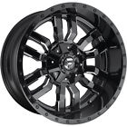 D59520007047 Rodrzd0014 Fuel Radar Black Milled Sledge Wheels Tires