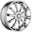 D66-22814c Slack Dip 22x8 5x4.25 5x108 5x4.5 5x114.3 Wheels Rims Chrome 35 Offset