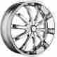 D66-2814c Slack Dip 20x8.5 5x4.25 5x108 5x4.5 5x114.3 Wheels Rims Chrome 40 Offset