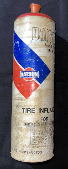 40313-n4700 Datsun Vintage 1980 Space Saver Spare Tire Inflator Part No