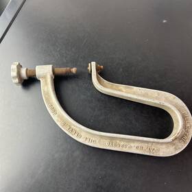 6690 Dillectric Vintage Aluminum Tire Repair Pressure Clamp #6690