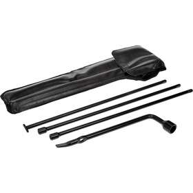 Hlx-dor926-781-cl360a55 Dorman Product For Nissan Frontier 2005-2019 Spare Tire Jack Handle/wheel Lug Wrench Black