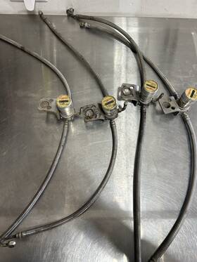 Cf100abt-st Dual Dynamics 4 Crossfire Tire Equalizer System 100 Psi Stainless Steel Hose Peterbilt Mack