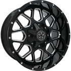 Dw14-201052119bm Dw14 Dwg Offroad Fuel Black Milled Rims Gripper At Tires