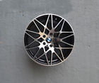 E3318895gloss3335 Set Of Wheels Inch Staggered Black Machined Rims Fits Bmw