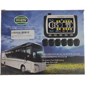 Eez-rv-tpms6 Eeztire Eeztire-tpms Tire Pressure And Temperature Monitoring System Tpms6 Atc E618