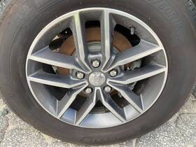 560-09165 Factory Oem Wheel 18x8 Aluminum Gray Painted Pockets Fits 17-20 Grand Cherokee 4314479