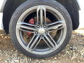 560-58886b Factory Oem Wheel 21x10 Alloy 5 Triple Spoke Smoke Finish Fits 13-15 Audi Q7 4525444