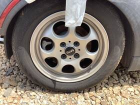 560-59360a Factory Oem Wheel Convertible 15x5-1/2 Alloy 7 Hole Fits 02-09 12-14 Mini Cooper 4678941