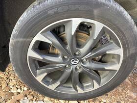 560-64964 Factory Oem Wheel Aluminum 19x7 10 Curved Spokes Painted Inlay Fits 16 Mazda Cx-5 4523805
