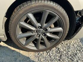 560-64972 Factory Oem Wheel 18x7 Alloy 5 Twin Spoke Metallic Gray Dark Fits 19-23 Mazda 3 4707502