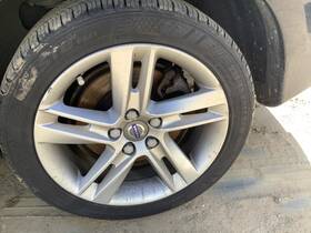 560-70392 Factory Oem Wheel S60 17x8 Alloy 5 Spoke Fits 14-16 Volvo 4557381