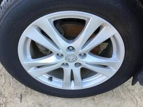 560-70783b Factory Oem Wheel 17x7 Alloy 10 Spoke Without Fits 10-12 Santa Fe 4914537