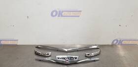 566.fd1s57 Ford 57 Fairlane 500 Skyliner Continental Package Spare Wheel Cover Chrome Trim