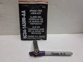 6034-1a380-aa Ford 81335-379258k Spare Tire Lock Key