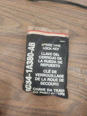 Bc34-1a380-ab Ford Spare Tire Wheel Lock