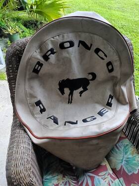 E8tz-9845026-b8u Ford Oem Early Bronco Spare Tire Cover