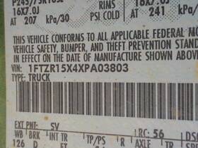 566.fd8199 Ford Truck Ranger 1999 Spare Wheel Carrier 1238814