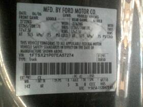 566.fd8m07 Ford Truck F250sd 2007 Spare Wheel Carrier 2461318-1