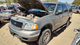 F75z1a131da Ford Trucks 1997-2002 Expedition Spare Tire Winch Hoist Carrier Oem