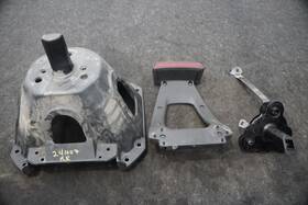 M2dbs47076am Ford Trucks Rear Back Door Tail Gate Spare Wheel Tire Carrier Brake Light Bronco 21-24